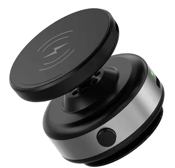 New Vacuum Magnetic Phone Holder With Wireless Charging