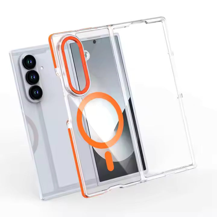 ColorBorder Transparent Case For Samsung Fold