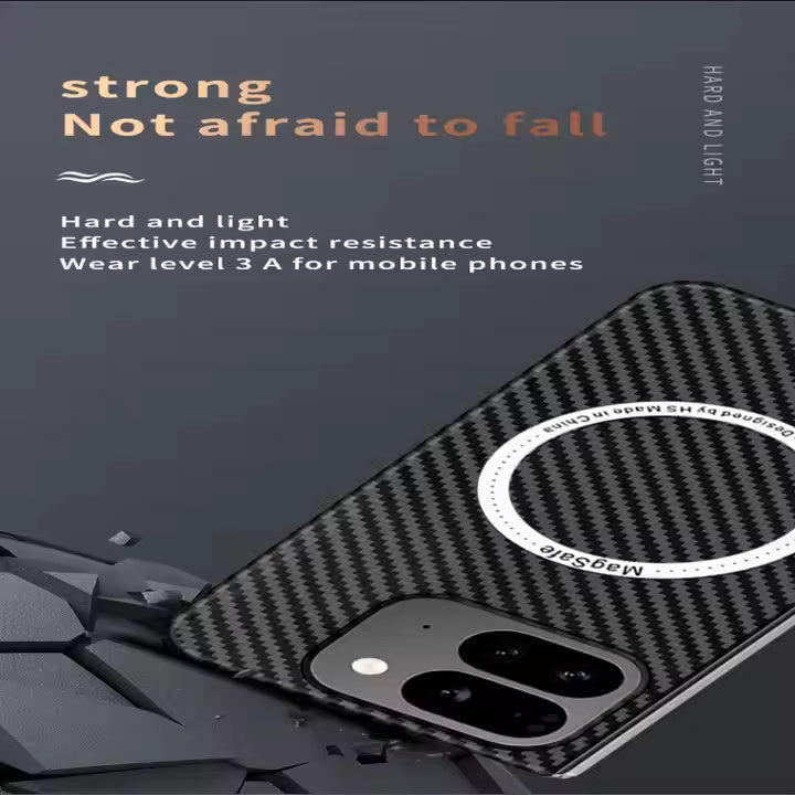 Colour Magnetic Carbon Fiber Case For Google