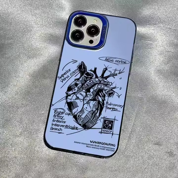 Graffiti Heart Fashion Case For iPhone