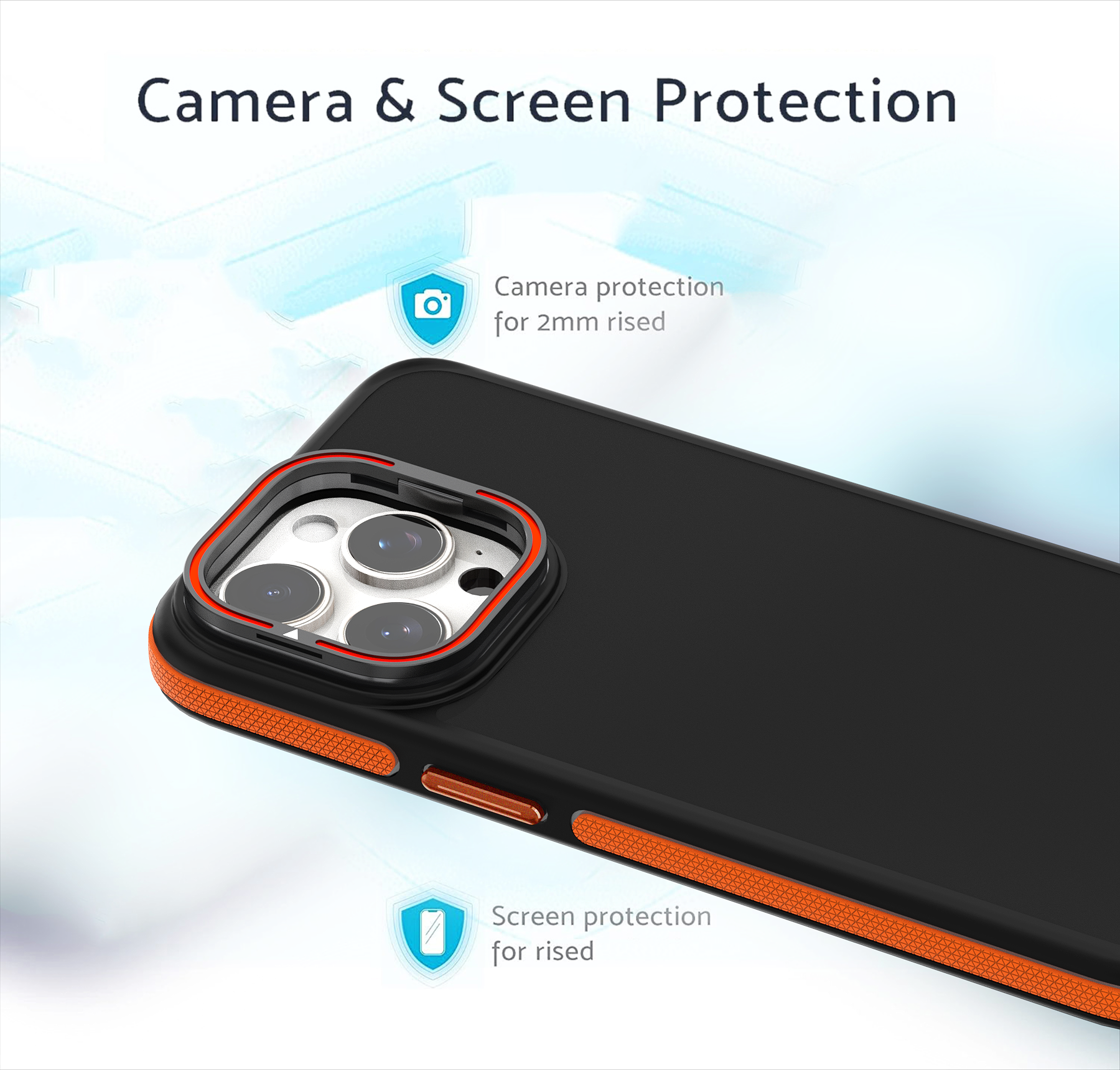 Dark ColorBorder Case For iPhone