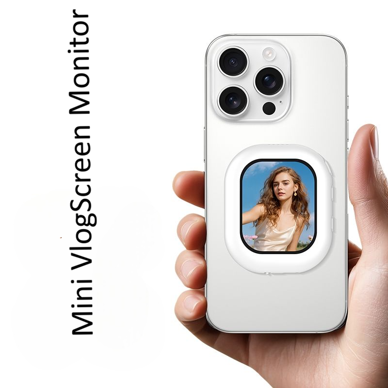 Mini Vlog Selfie Monitor Screen For iPhone And Android
