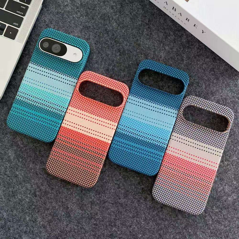 Colour Magnetic Carbon Fiber Case For Google Pixel