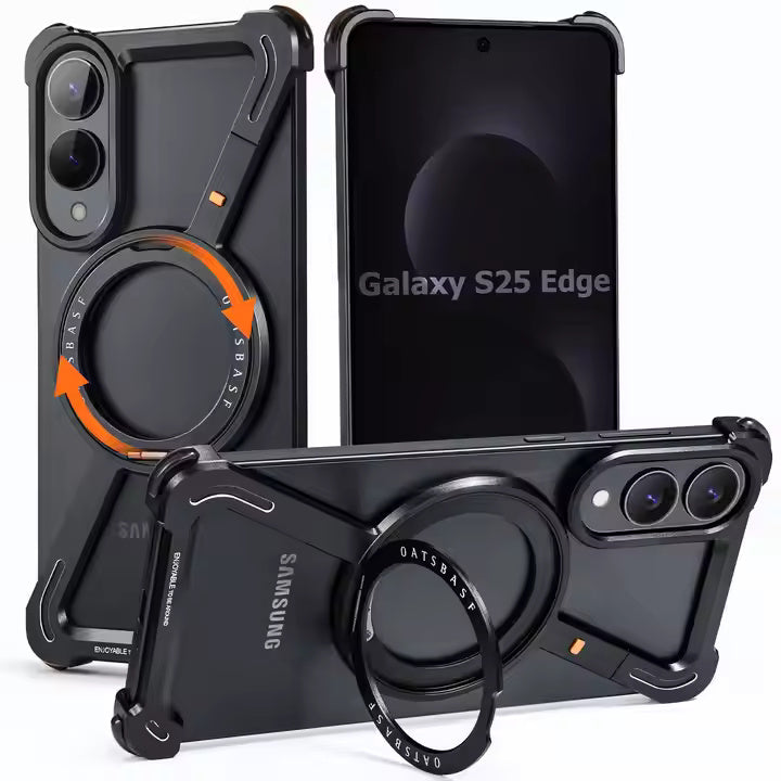 Luxury Z Shape Metal Case For Samsung Edge