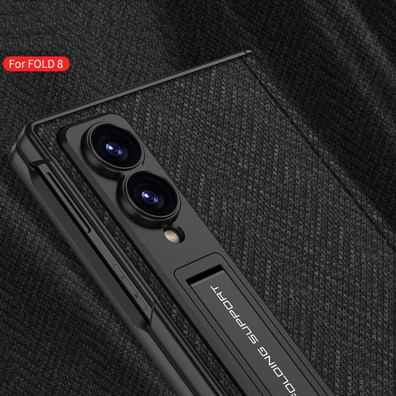 CarbonPattern Kickstand Case For Samsung Fold