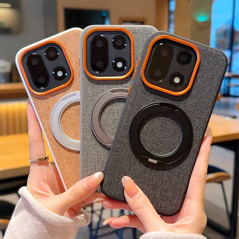 FabricRing Magnetic Stand Case For OnePlus