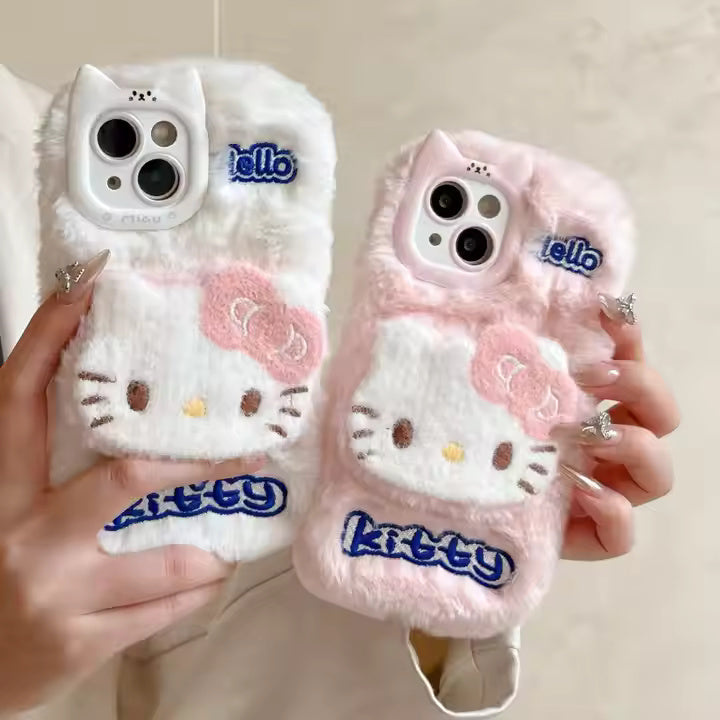 Hello Kitty Furry Case For iPhone