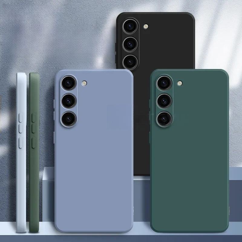 Liquid Silicone Soft-Touch Case For Samsung