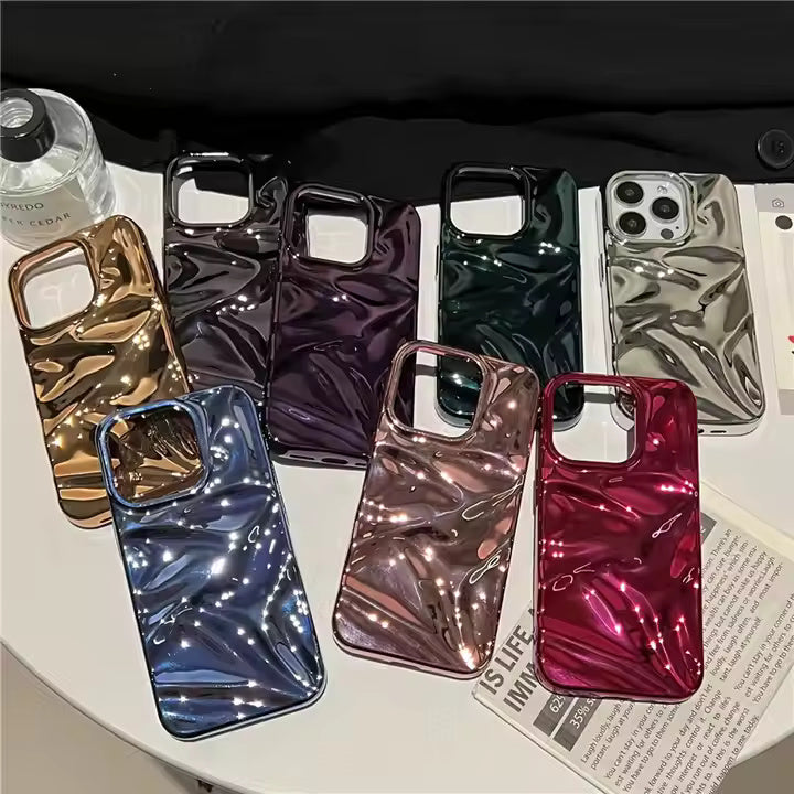 Color Water Wave Design Case For iPhone