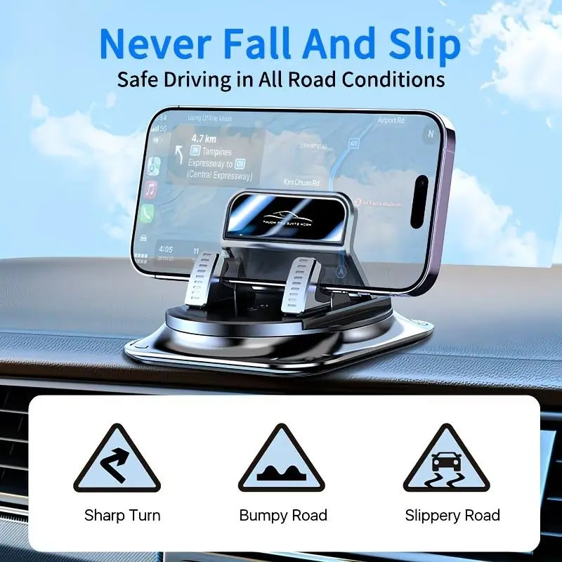 DashMount Rotating Car Phone Holder