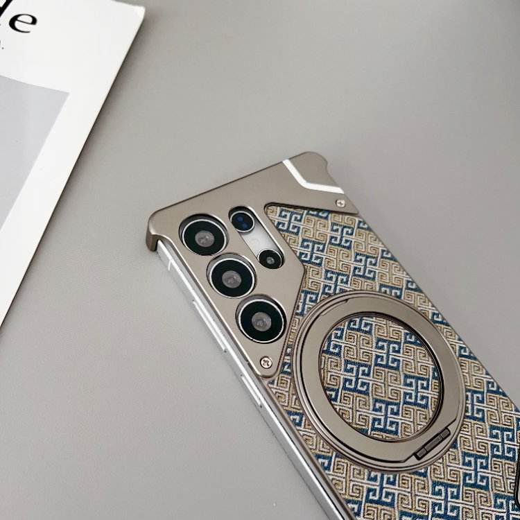 Geo Pattern Metal Case For Samsung
