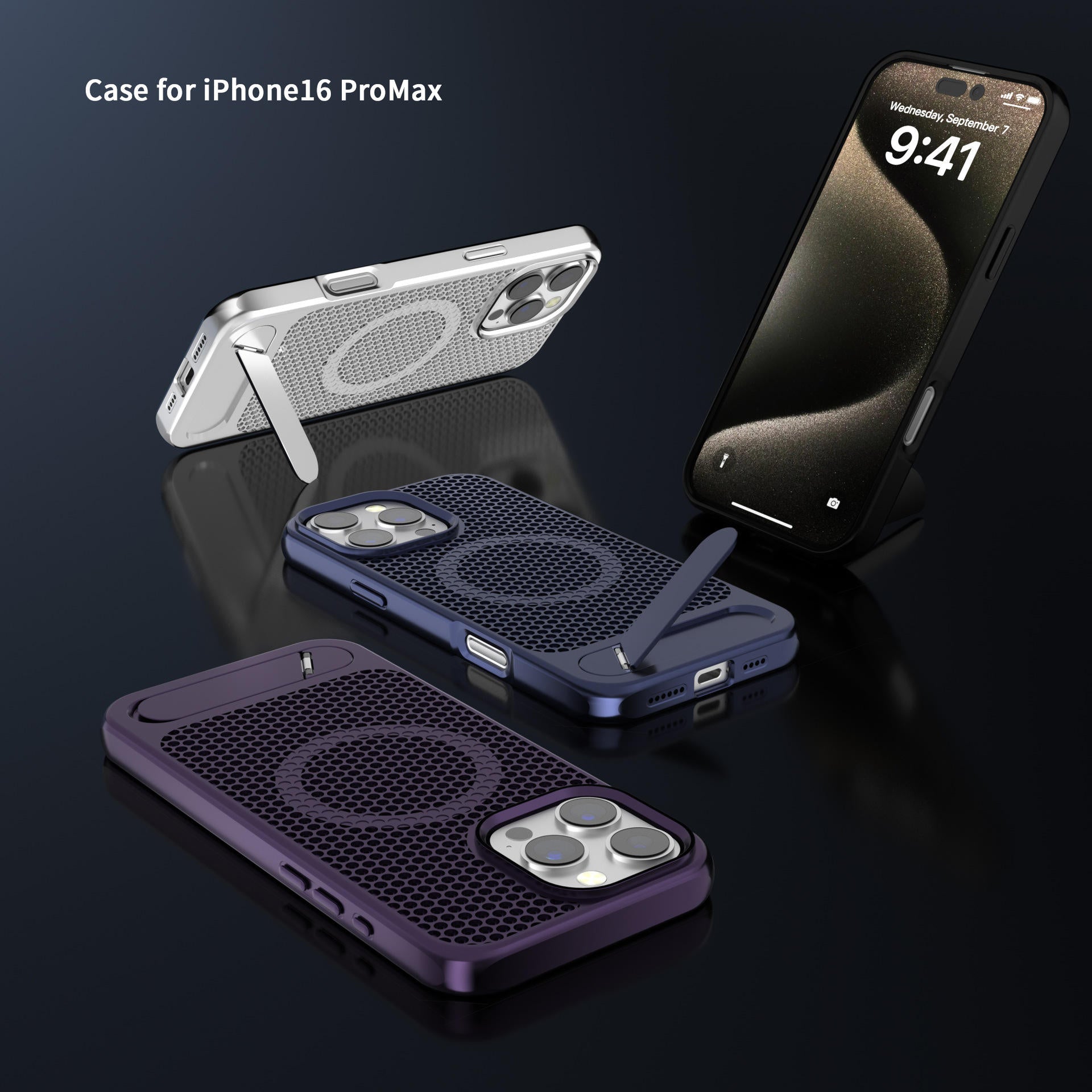 HeatDissipation Kickstand Case For iPhone
