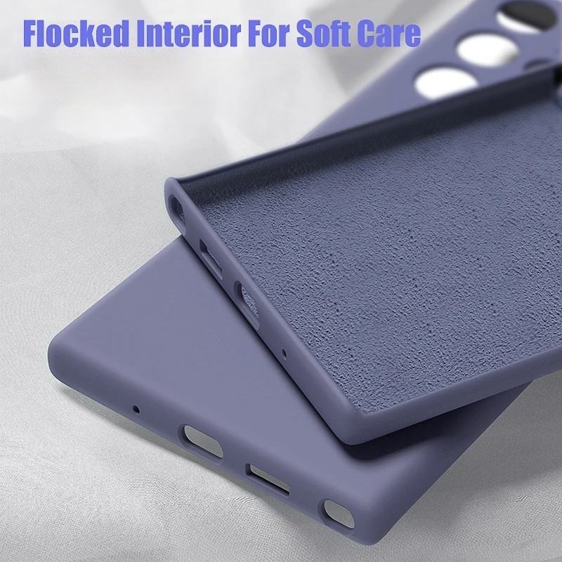 Liquid Silicone Soft-Touch Case For Samsung