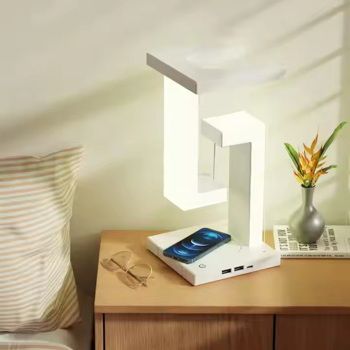 Anti Gravity Reading Desk Light With Wireless Charging