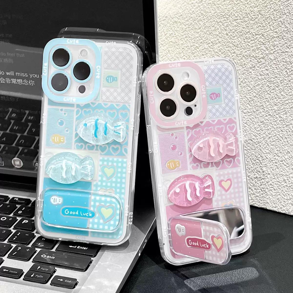 Good Luck Candy Fish Case For iPhone