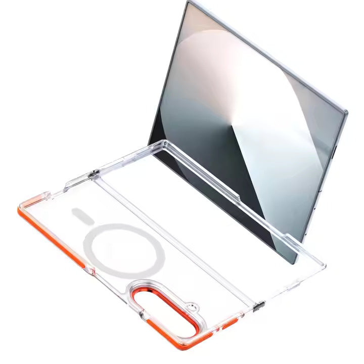 ColorBorder Transparent Case For Samsung Fold