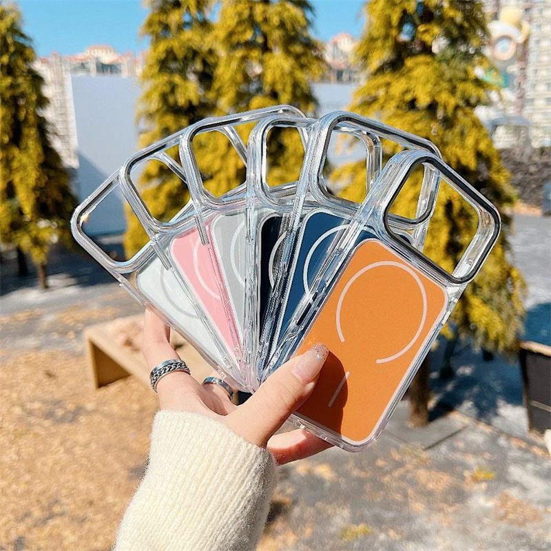 Clear ColorBack Case For iPhone