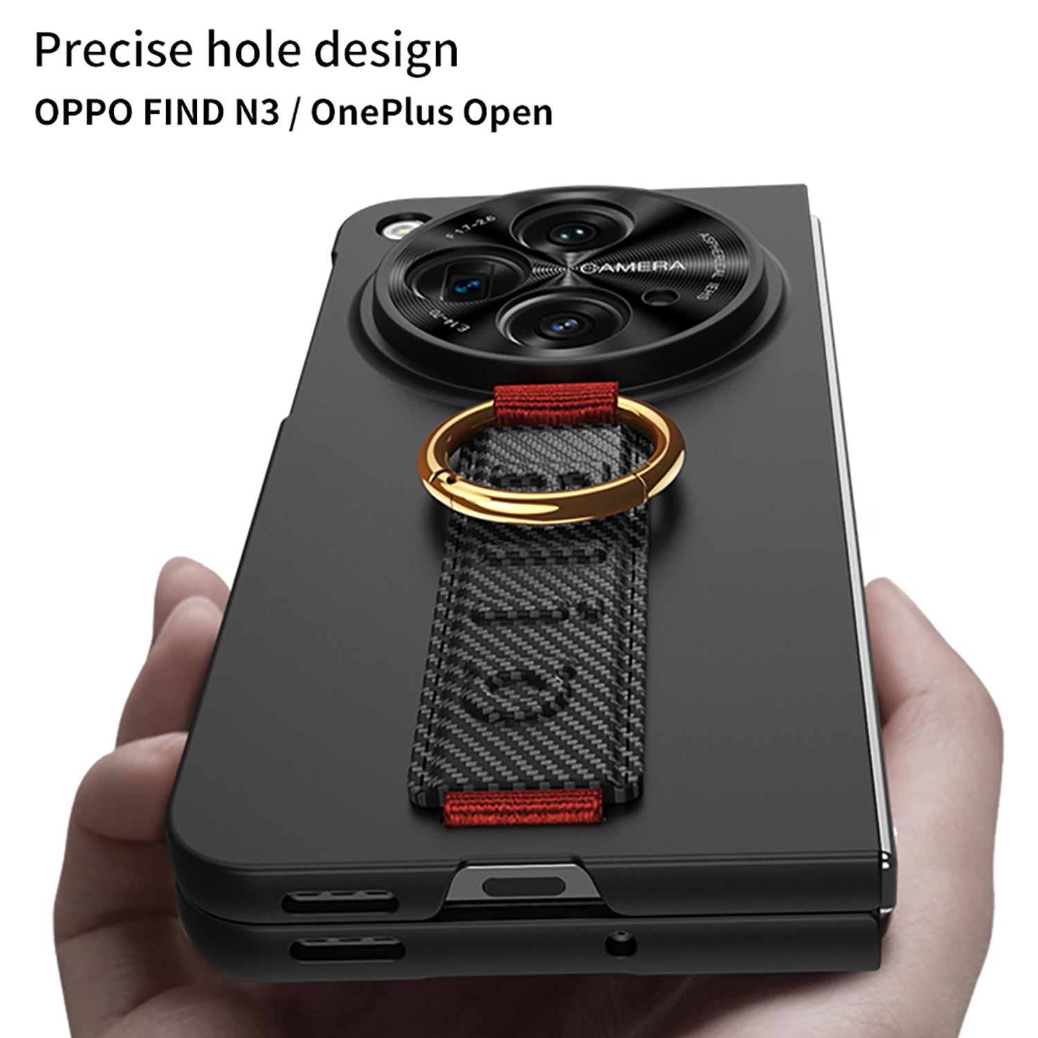 FoldGrip Ring Strap Case For OnePlus Open
