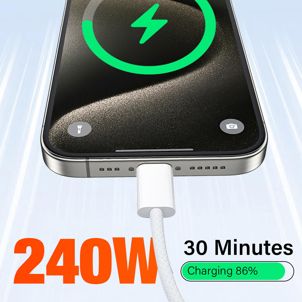 Type-C to Type-C Power Cord 2metres