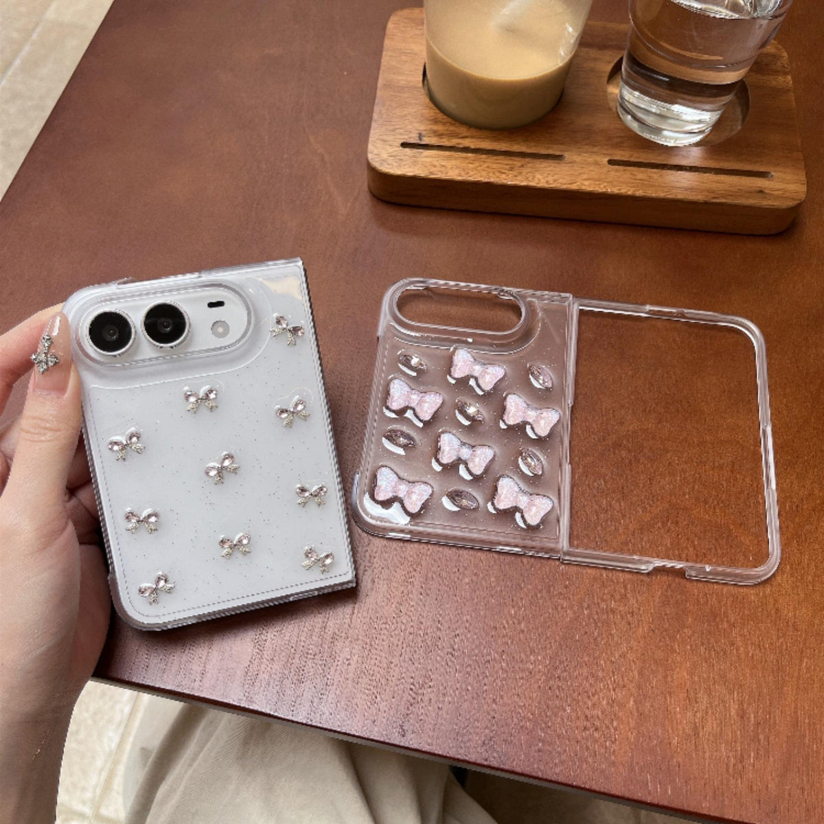 Bownots Transparent Case For iPhone Duo