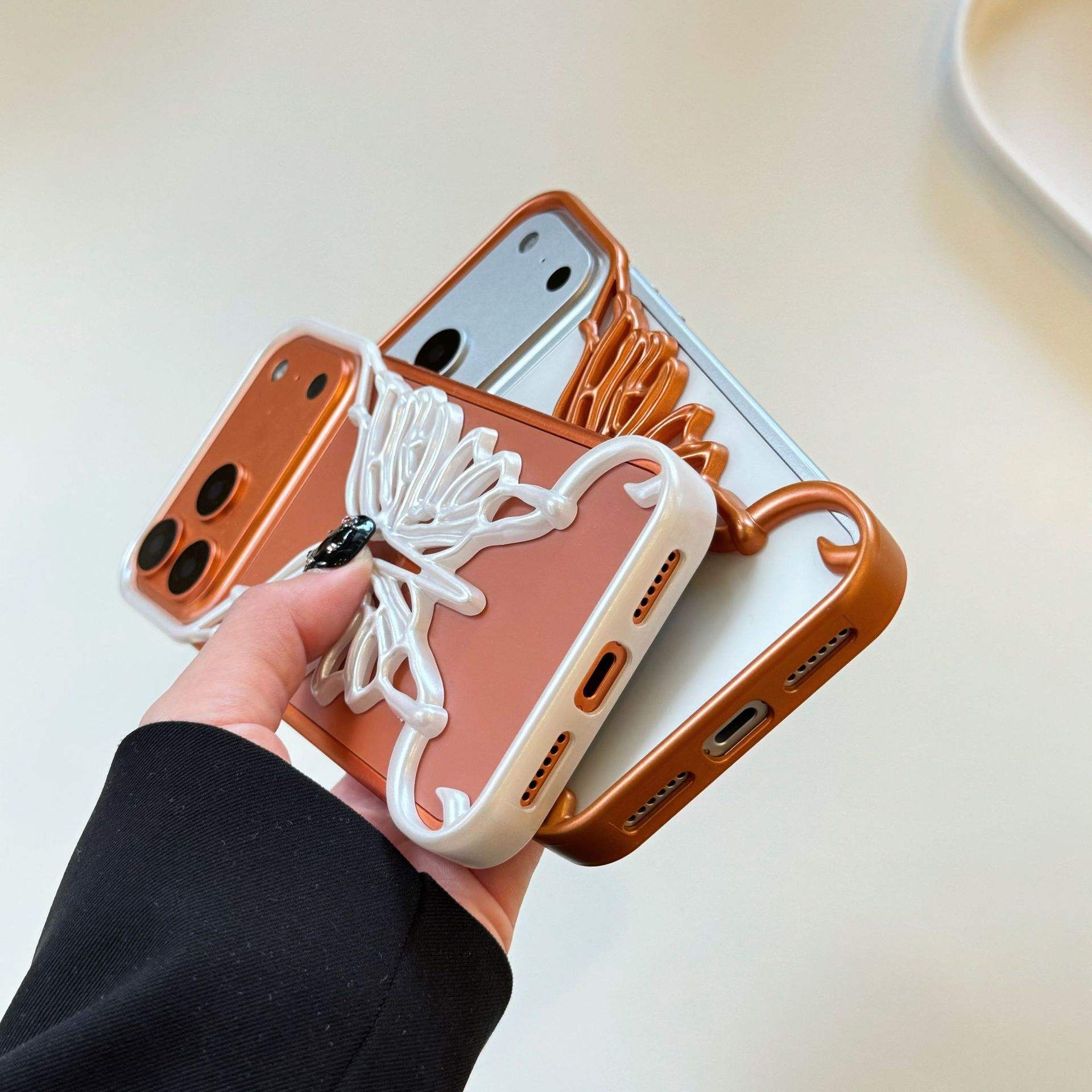 Butterfly Muse 3D Hollow iPhone Case