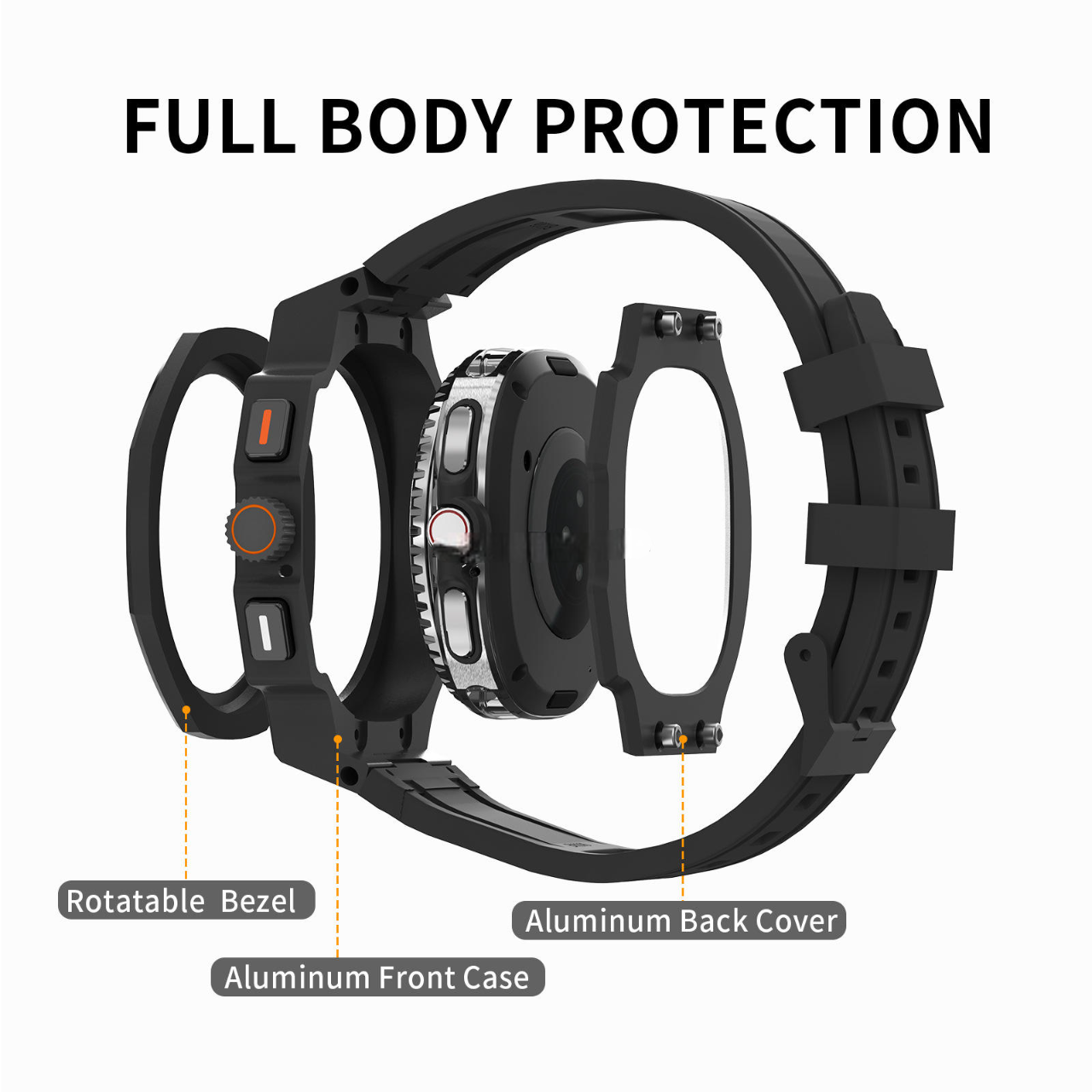 Mod Kit Stainless Case For Samsung Watch