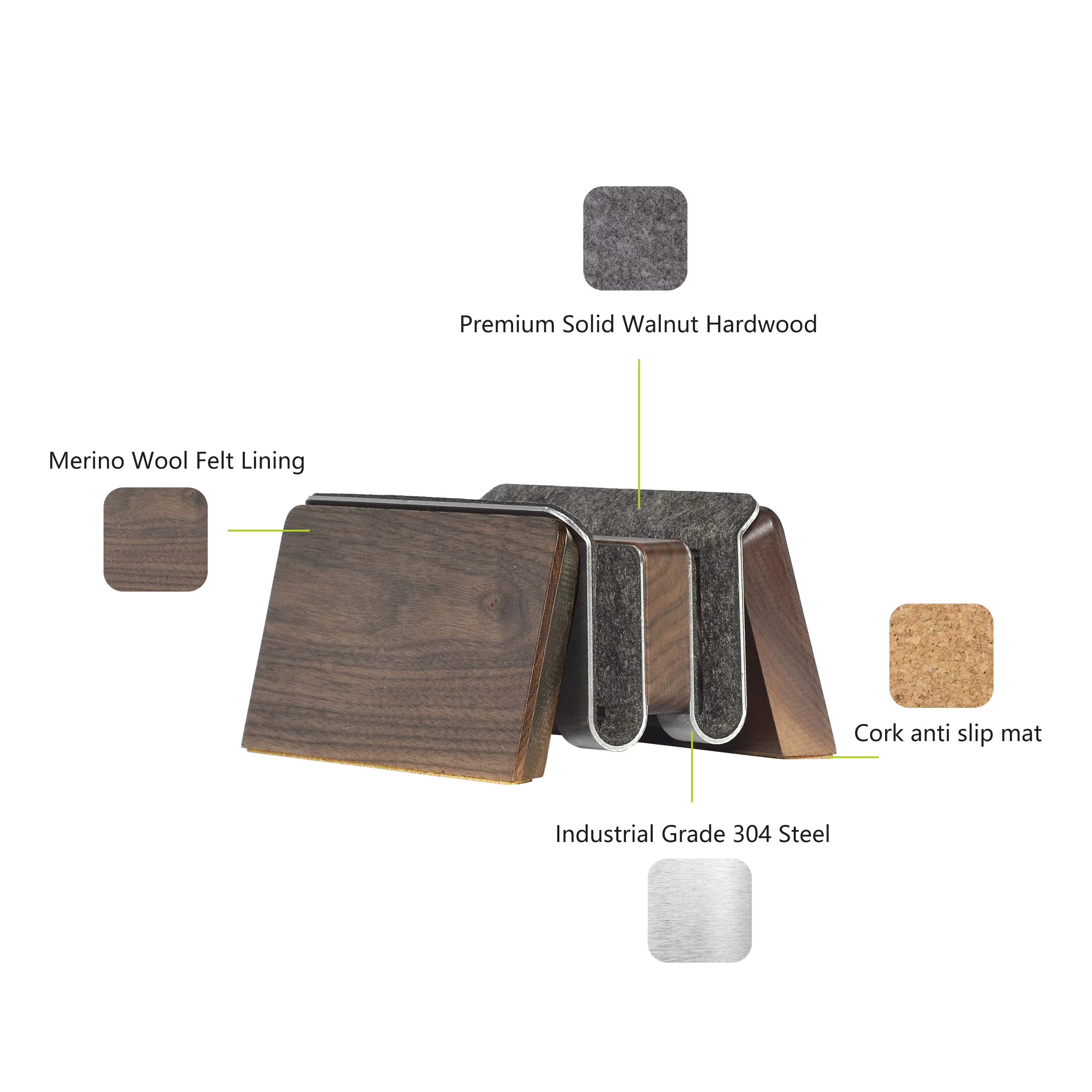 Double Slot Laptop Stand From Auriglo