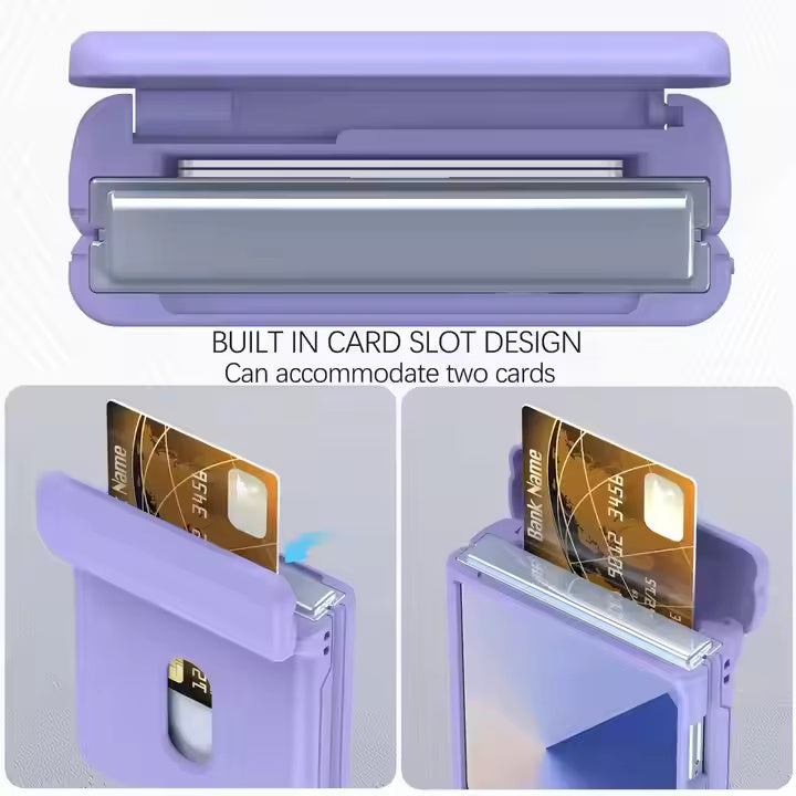 Smart CardHolder Case For Samsung Flip