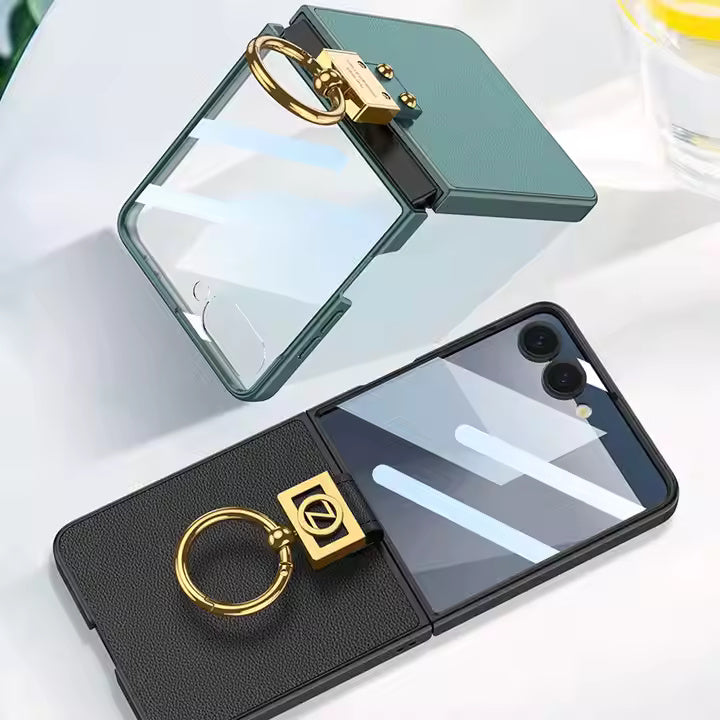 Luxe GoldRIng Case For Samsung Flip