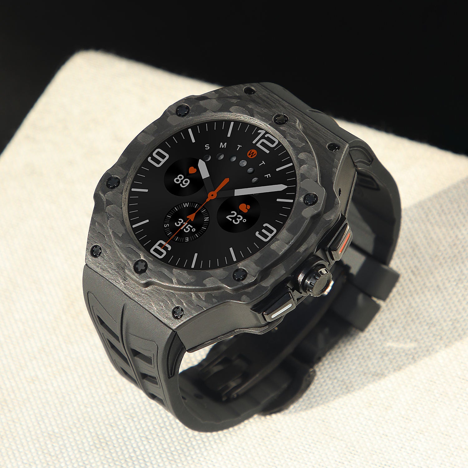 Carbon Fiber Watch Case For Samsung Watch