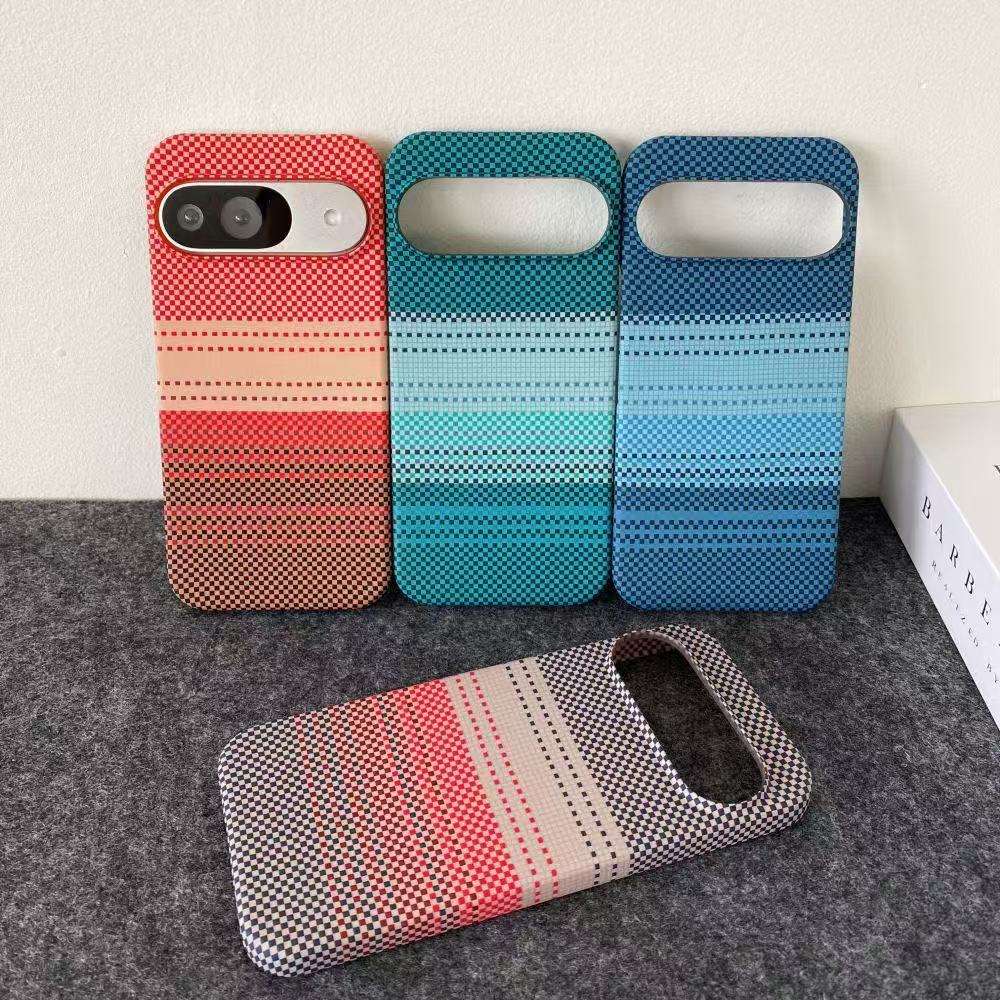 Colour Magnetic Carbon Fiber Case For Google Pixel