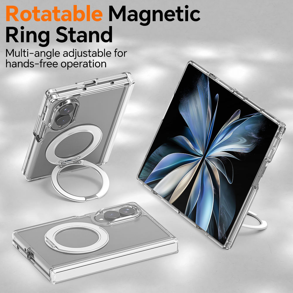 Clear KickStand Case For Samsung Fold