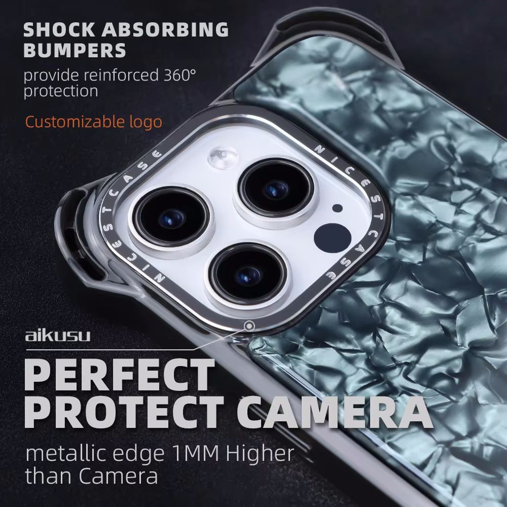 Pearl Luster Shockproof Case For iPhone