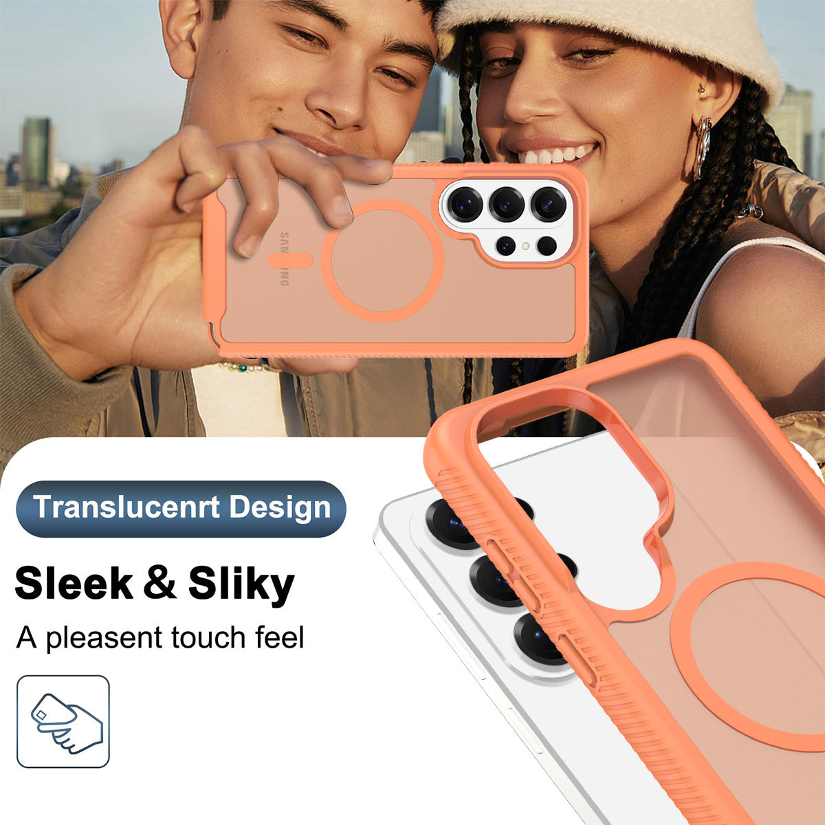 Shockproof Case with Screen Protector for Samsung
