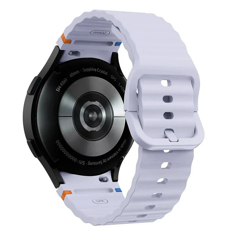 Color Silicone Sport Band For Samsung Watch