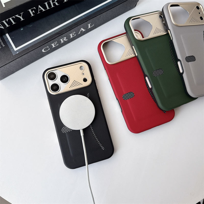 Texture Card Slots Holder Protective Case for iPhone
