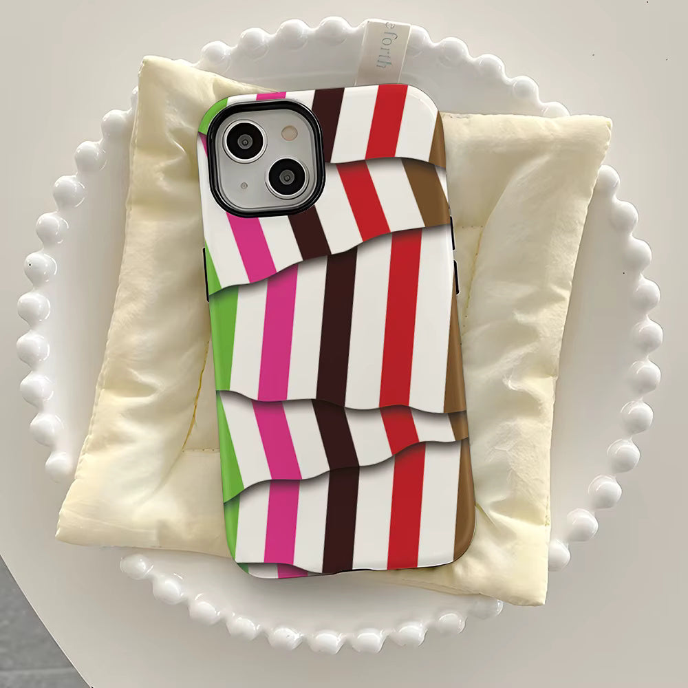 Check Pattern Patch Case For iPhone