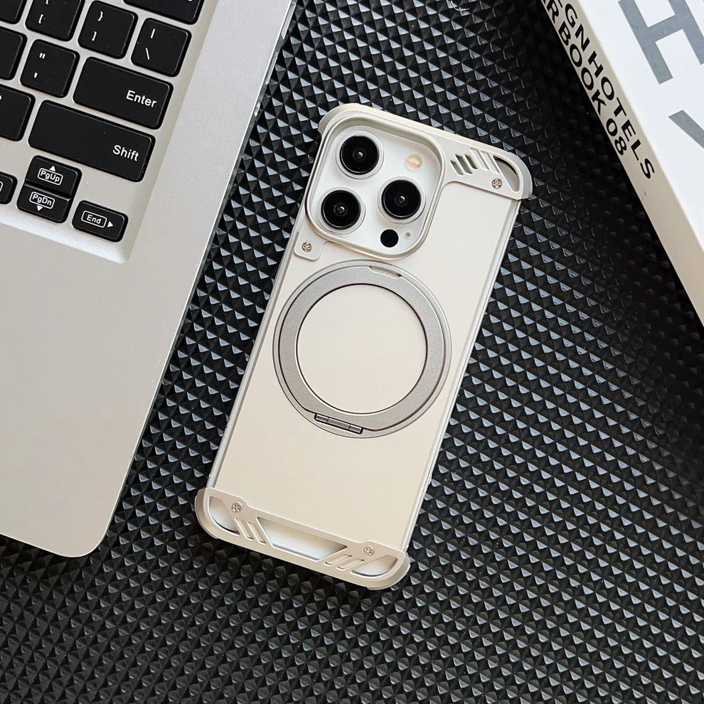 Aroma Air Cushion Metal Case For iPhone