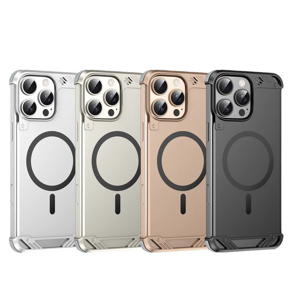 Aroma Air Cushion Metal Case For iPhone