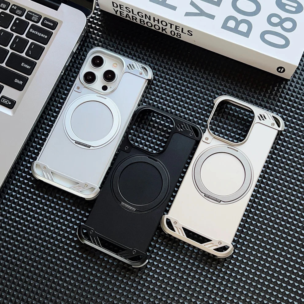 Aroma Air Cushion Metal Case For iPhone