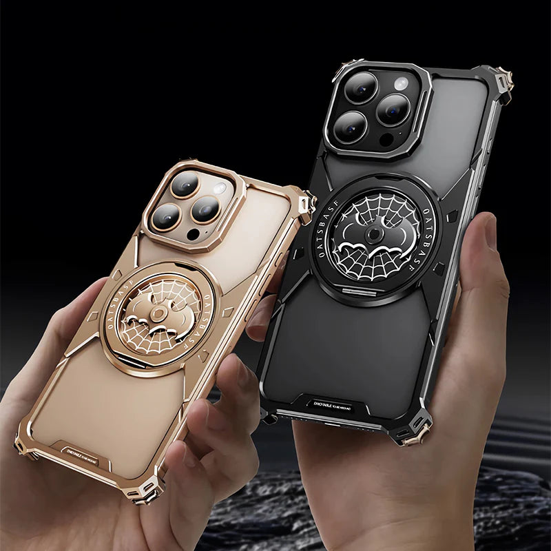 BatmanWeb Metal Ring Stand Case For iPhone