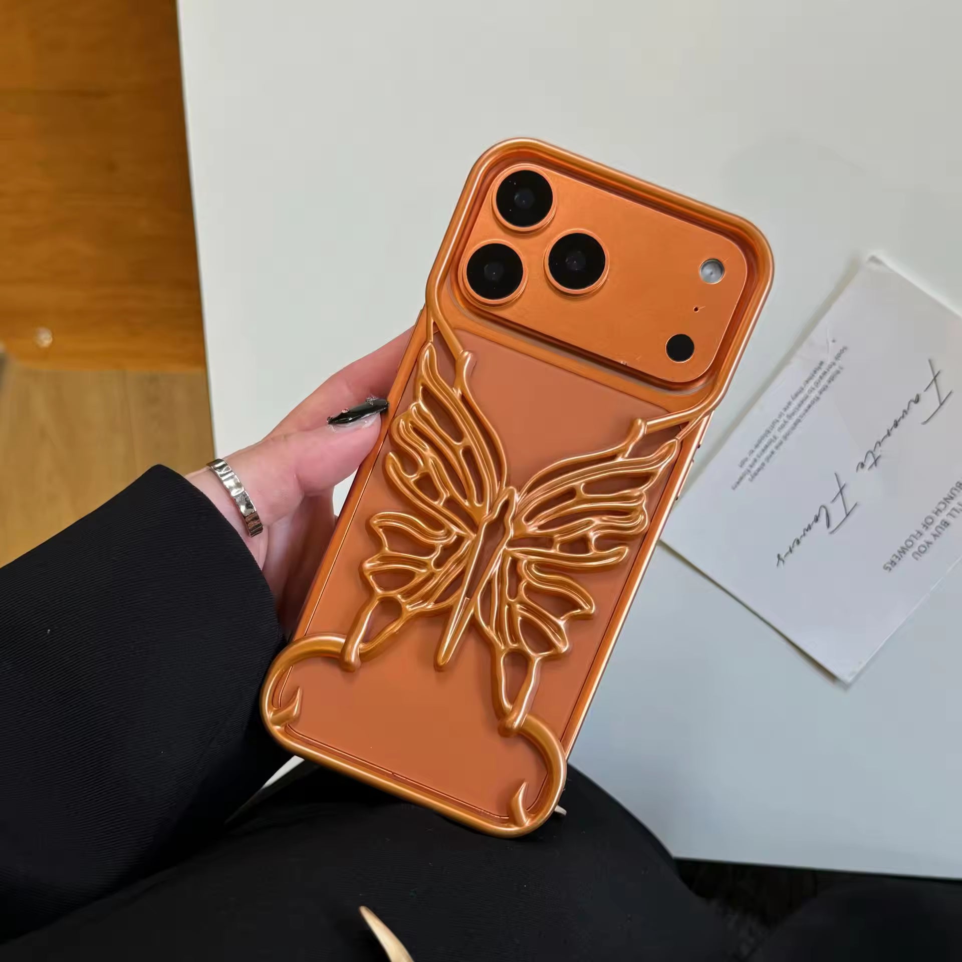 Butterfly Muse 3D Hollow iPhone Case