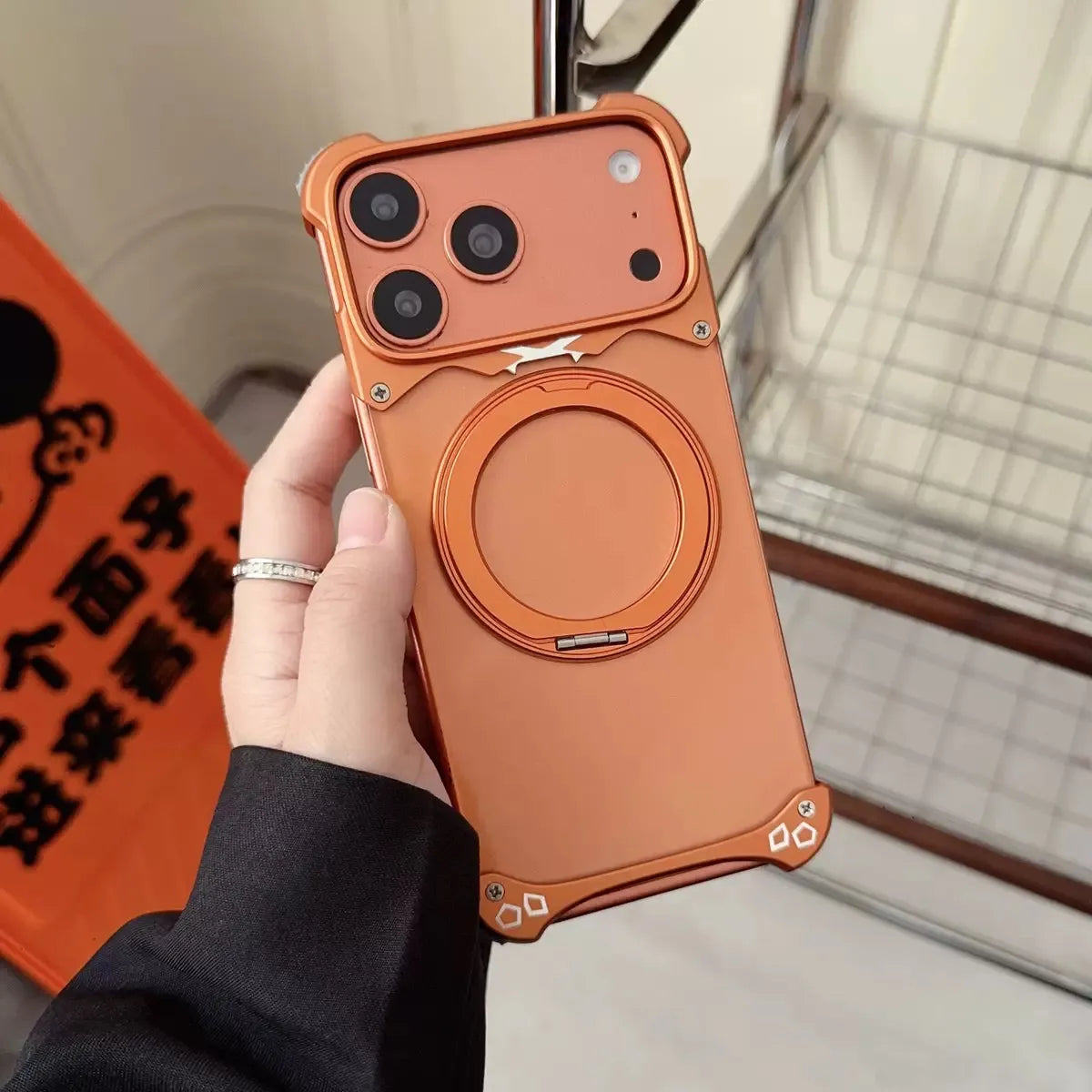 Ghost Metal Case For iPhone