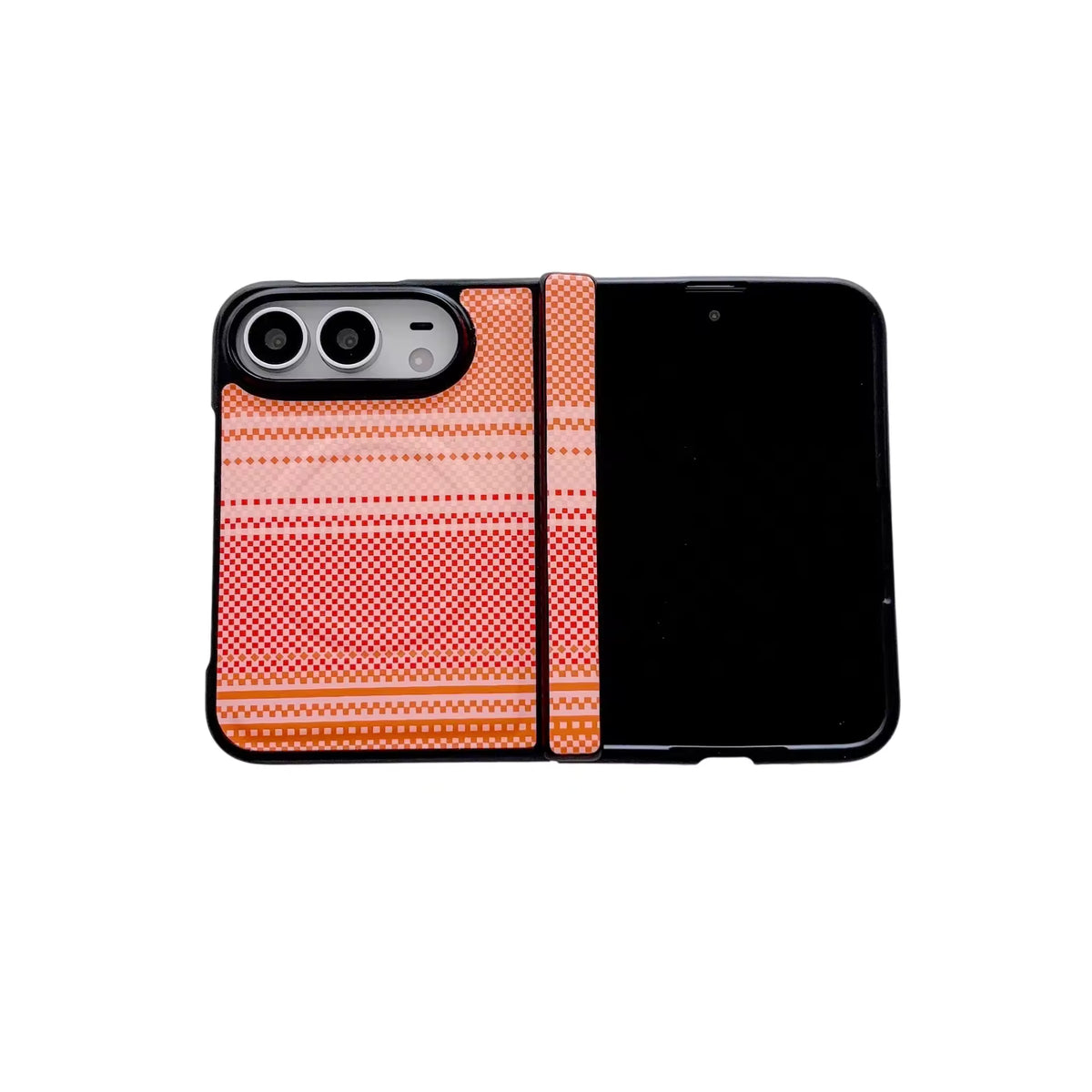 Colour Magnetic Carbon Fiber Case For iPhone Duo