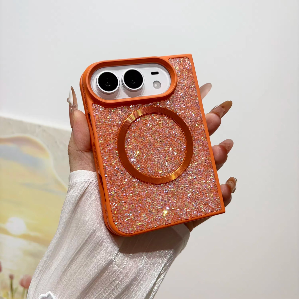 Glitter Diamond Hard Phone Case for iPhone Duo