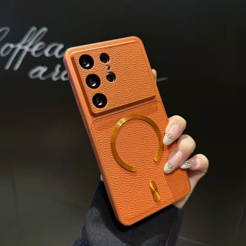 EliteLeather Case with MagSafe for Samsung