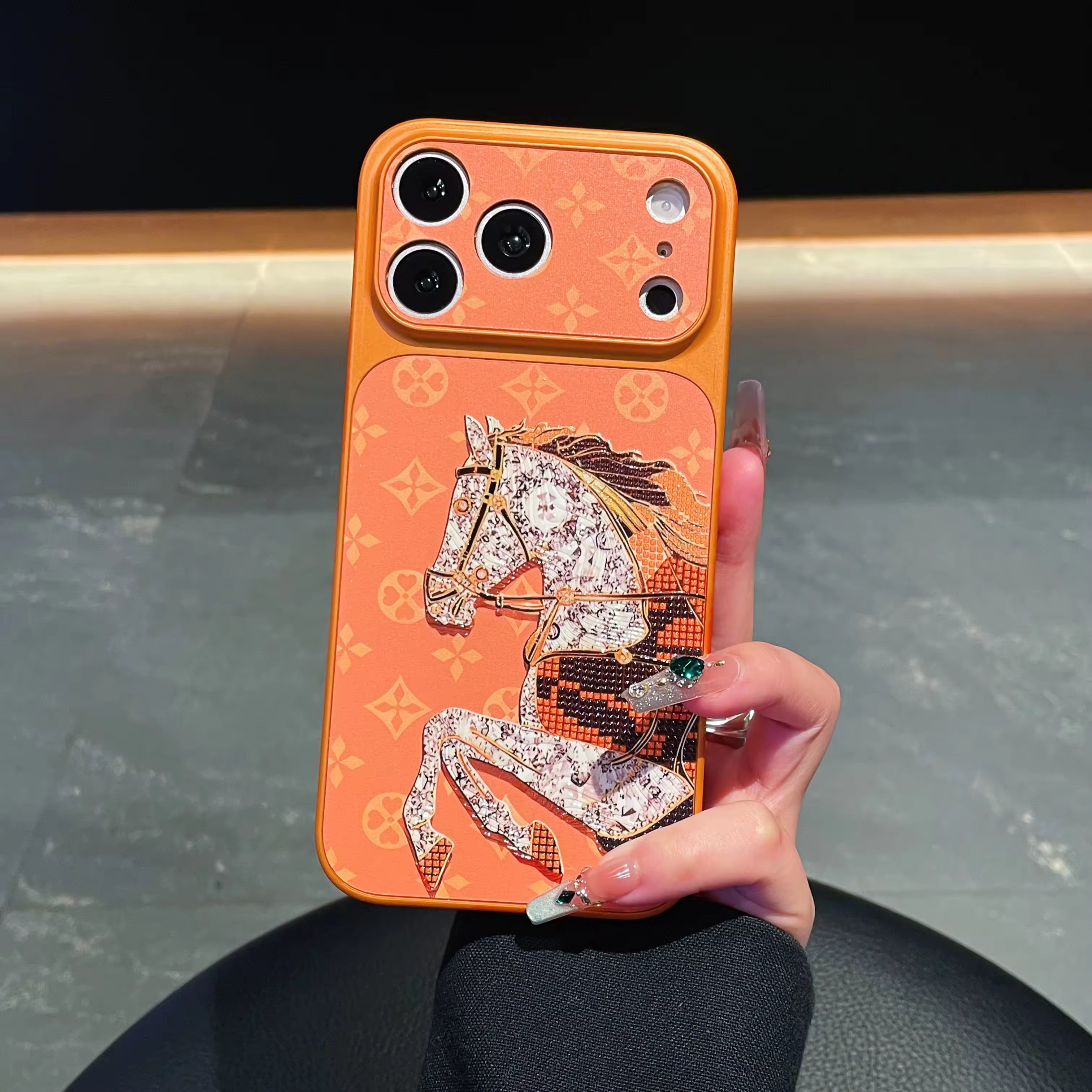 Luxury HorseArt Case For iPhone