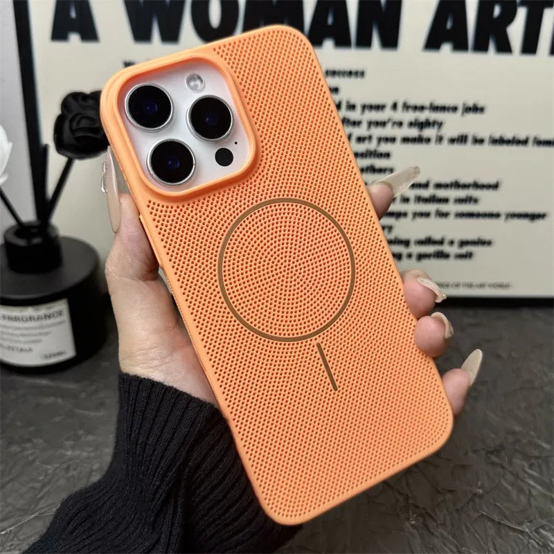 Breathable Mesh Texture Case For iPhone