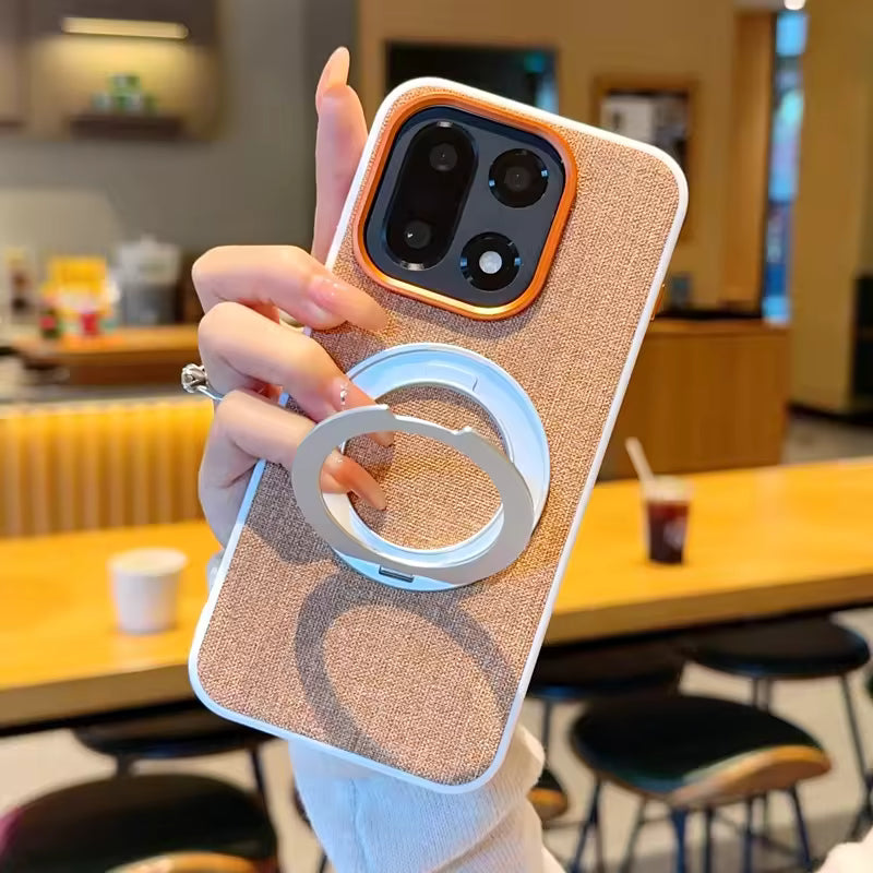 FabricRing Magnetic Stand Case For OnePlus