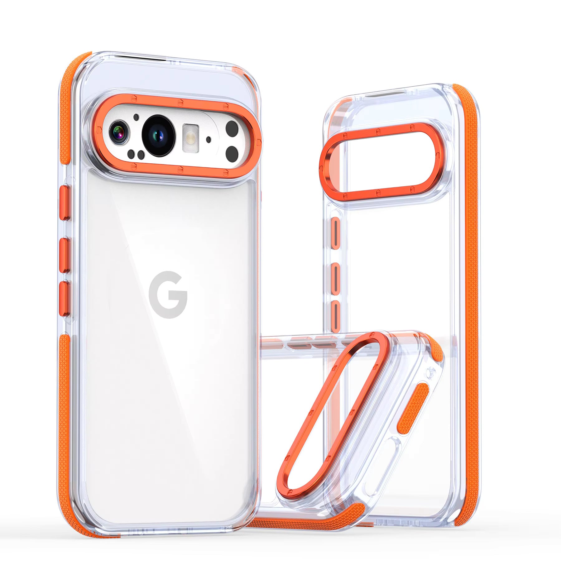 ColorBorder Transparent Case For Google Pixel